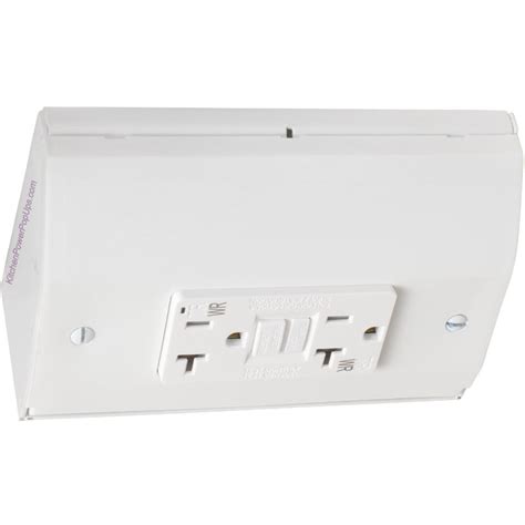 under counter electrical box|under cabinet power strip box.